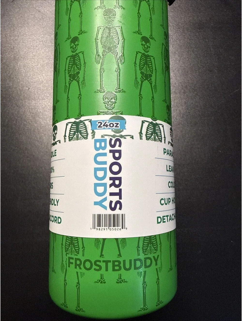Frost Buddy Halloween Viral Skeleton 24oz Tumbler Glow In The Dark New!